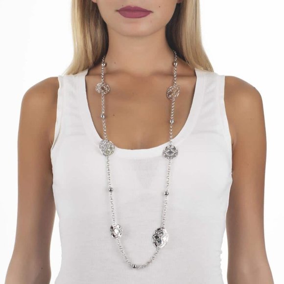 Boccadamo italy Long necklace with elements decorated in bas Swarovski - Picture 2 of 6